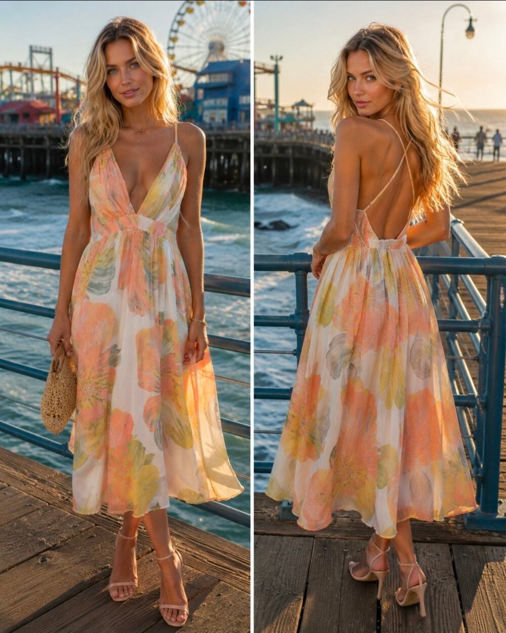 #205 MSRP $82 NWT HAUTE MONDE CHARMED TO BE YOURS MIDI DRESS ♡SIZE M♡